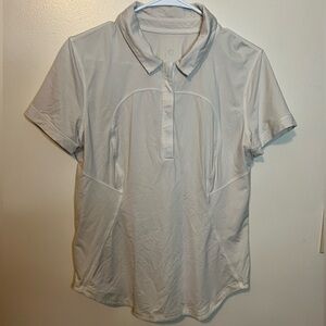 Women's White Polo Shirt